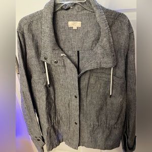 Loft Plus striped jacket. Size 22